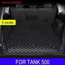 For Tank 500 2023 2024 Full Coverage Trunk Mat Leather Durable Cargo Liner Boot Carpets Interior Decoration Accessories