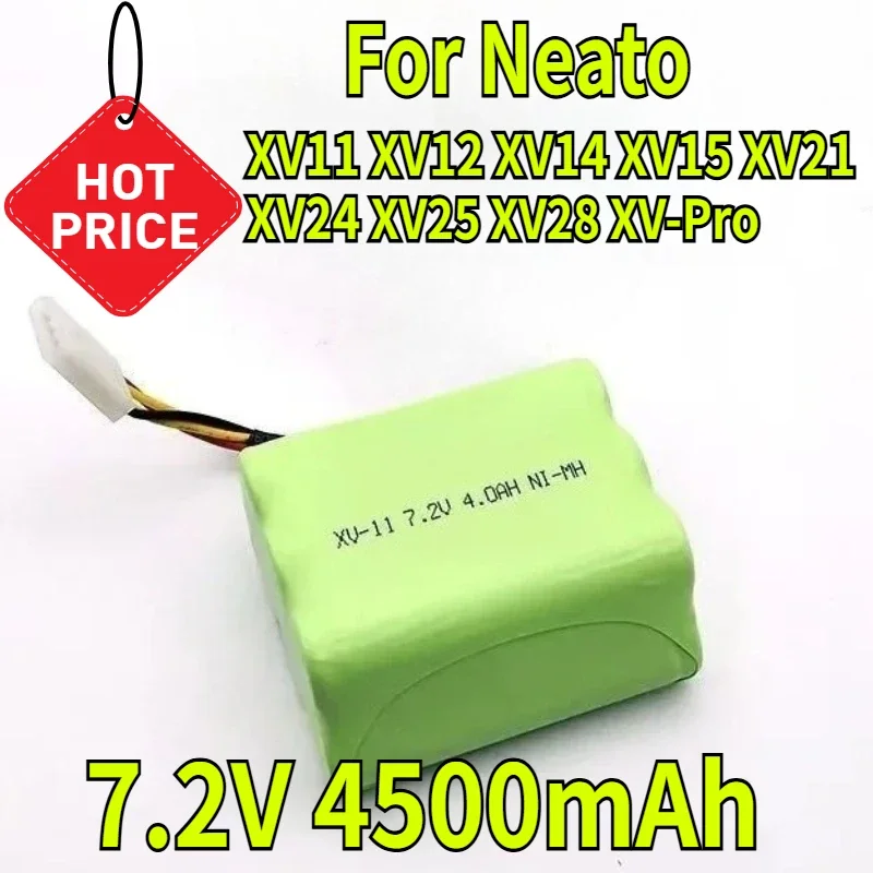 

4500mAh for Neato XV11 XV12 XV14 XV15 XV21 XV24 XV25 XV28 XV-Pro Signature Pro Sweeper Battery