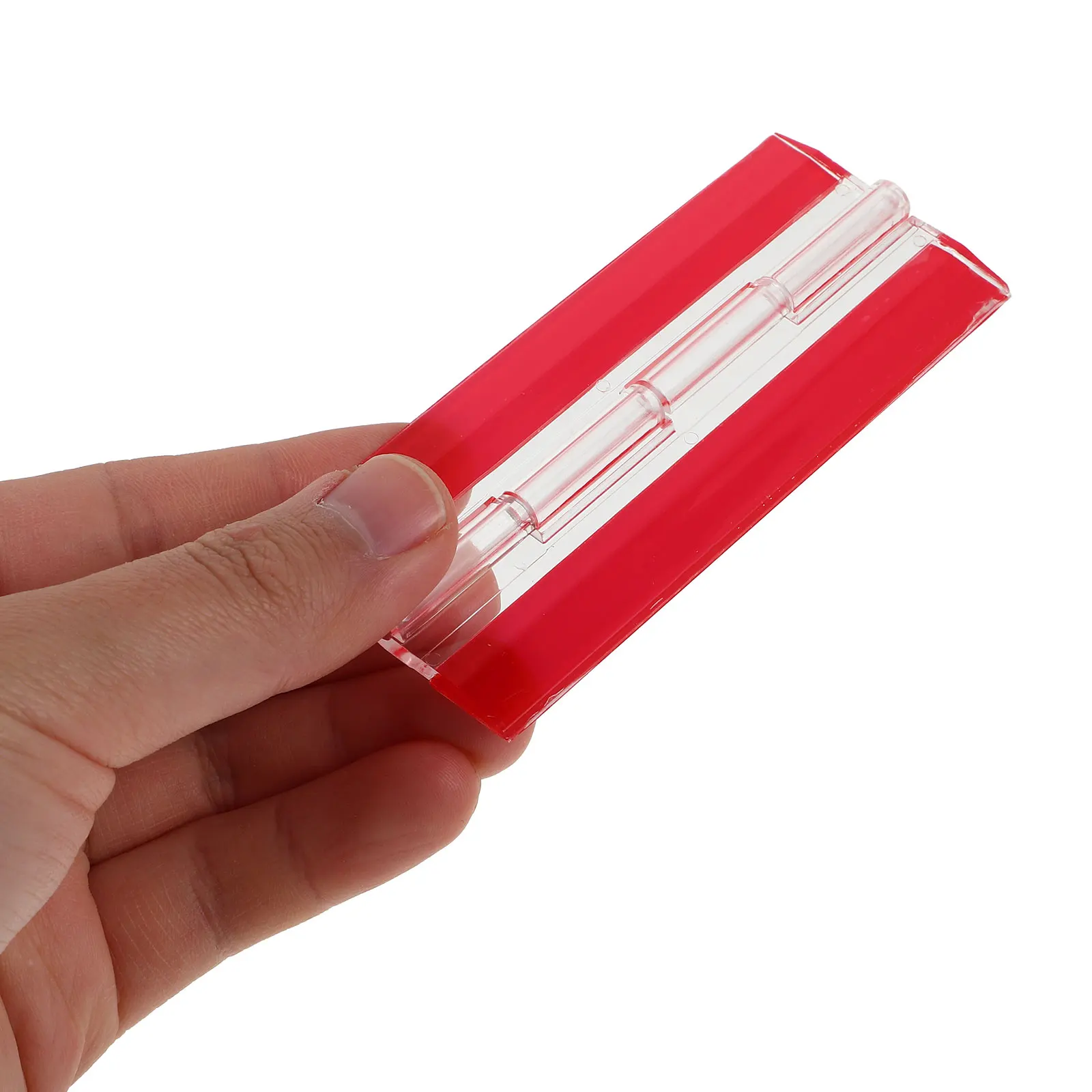 

4pcs Self Adhesive Hinge Clear Acrylic Furniture Door Hardware Foldable No Drilling Heavy Duty Hinges Suitable Home Office