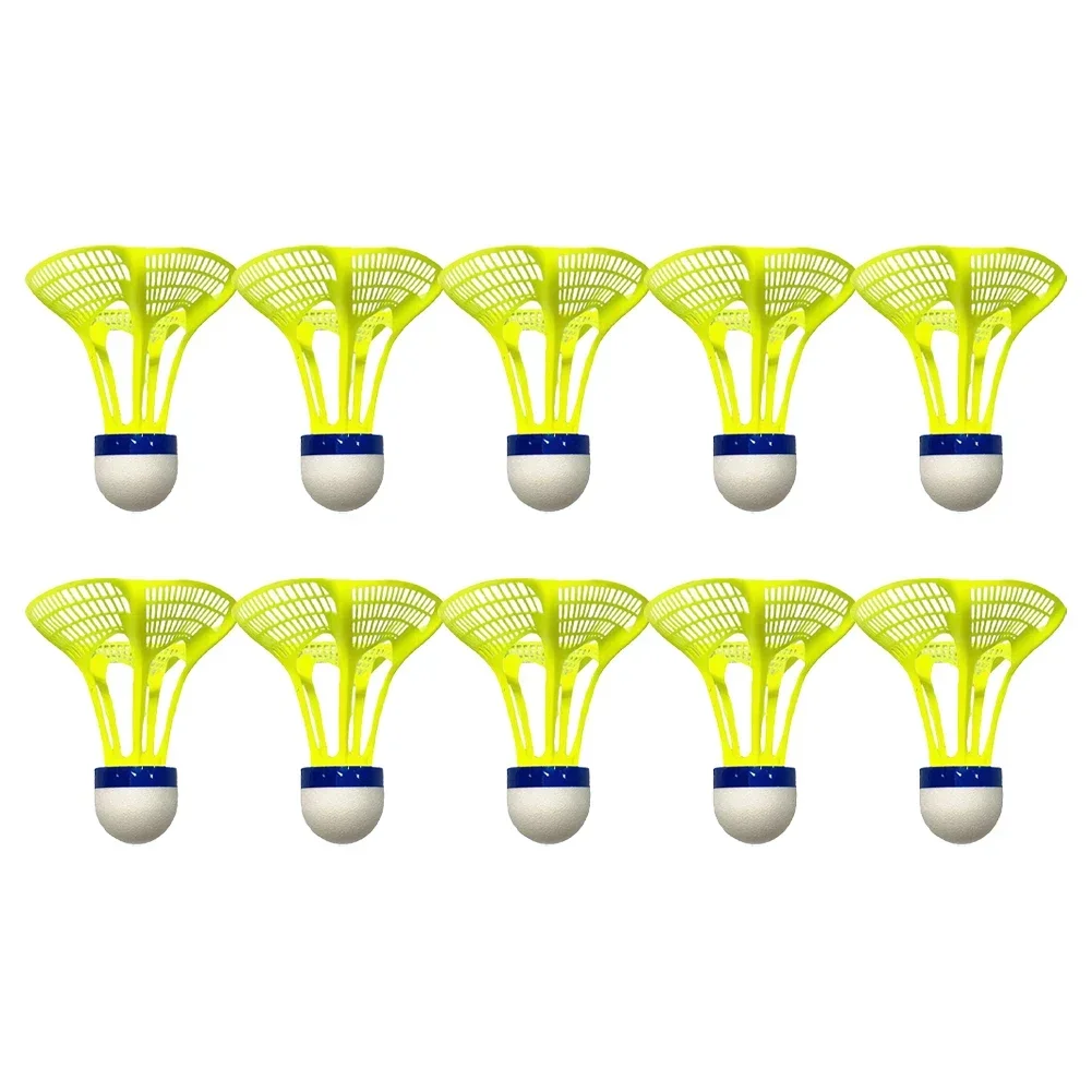 10pcs Windproof Badminton Outdoor Windproof High Quality Nylon Badminton Wind Resistance Training Shuttlecocks Ball Accessories