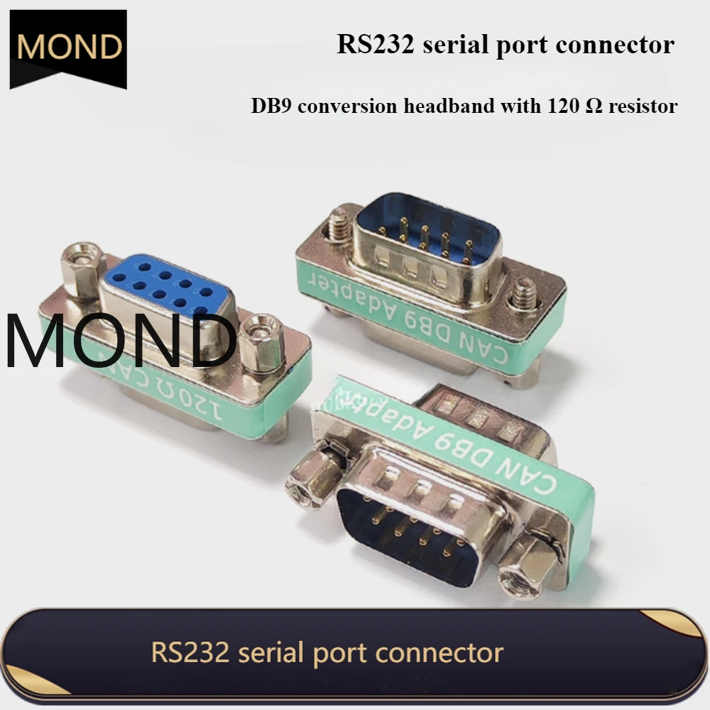 DB9 Conversion Head RS232/485 Conversion Head Resistor 120 Ω, Resistor Revolving Mother To Mother Serial Port Connector