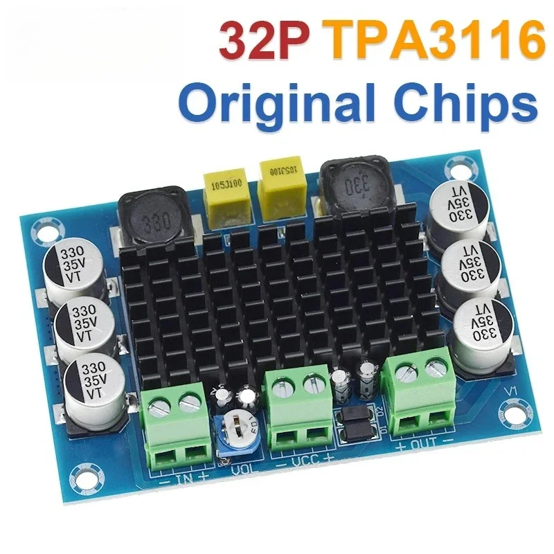 TPA3116 D2 TPA3116DA DC 12V 24V 100W Mono Kanal Digital Power Audio Verstärker Bord TPA3116D2 Große Kapazität bord