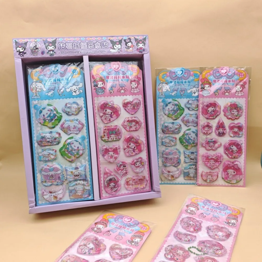 @Notebook Album Dagboek Handboek Decoratie Anime Kawaii Sanrio Shake Sticker Voor School Student Briefpapier Stickers voor kinderen