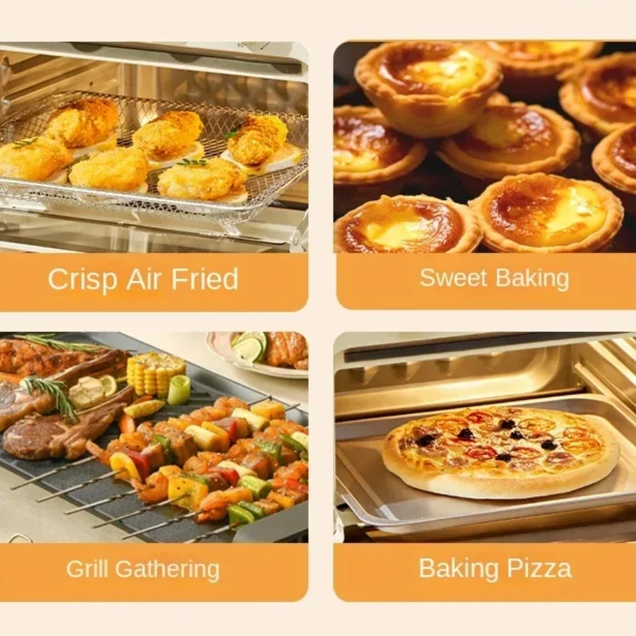 Oven Household Air Fryer Integrated Machine Fan Oven Baking Multifunctional Electric Oven PT1210