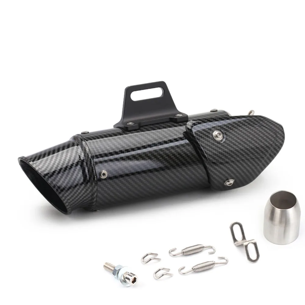 

STLF Motorcycle Modified Exhaust Stainless Steel Exhaust Muffler for NINJA400 R3 Z125 Ninja250 PCX XMAX