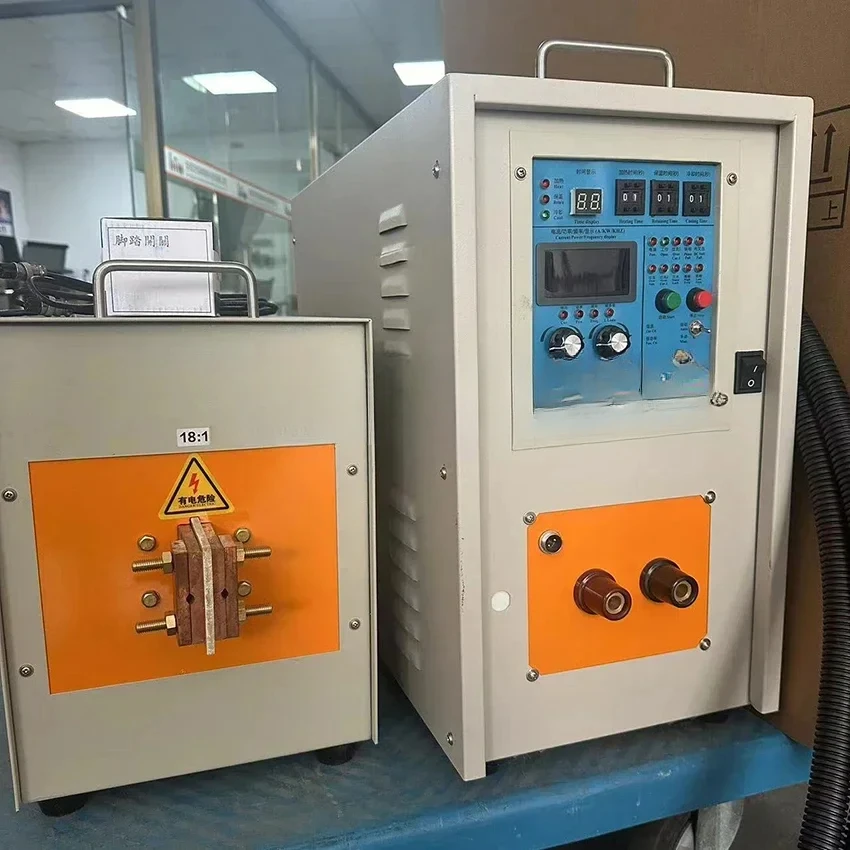 40KW 30-80KHz High Frequency Induction Heater Furnace High Frequency Heating Machine Three-phase 380V, 50/60Hz