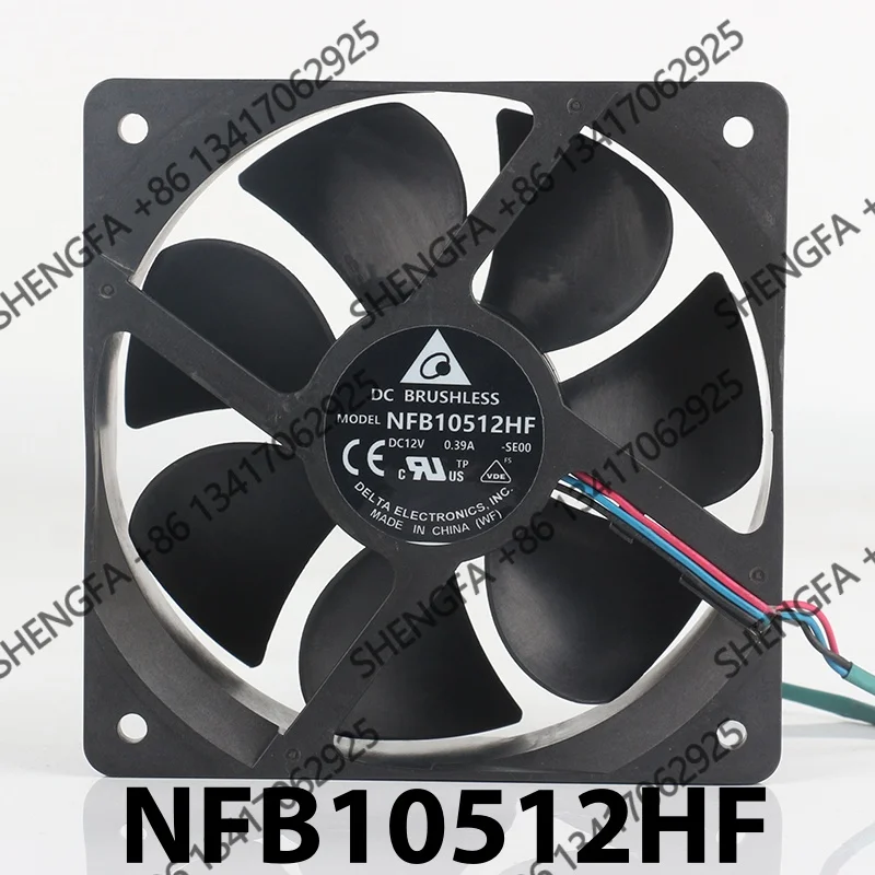 Three-wire inverter NFB10512HF cooling fan Original new Delta 5V 24V 48V DC 12V 0.39A AC EC 10532 105X105X32MM 10.5CM Projector