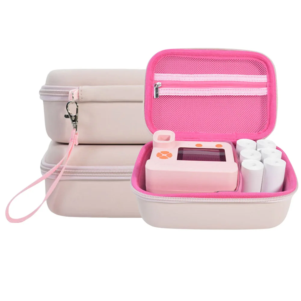 

EVA Kids Camera Case Shockproof Travel Protective Box with Lanyard Kid Camcorder Storage Box for Kids Digital Camera & Print Cam