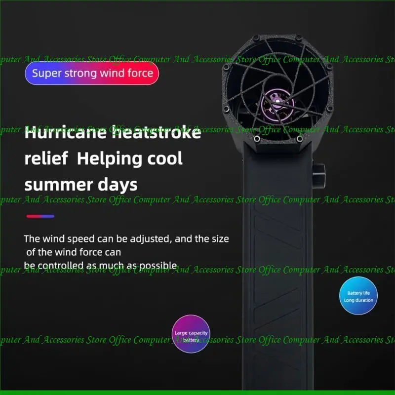 U55C Electric Air Dusters for Keyboards PC 3 Speed Adjustment Rechargeable Fan