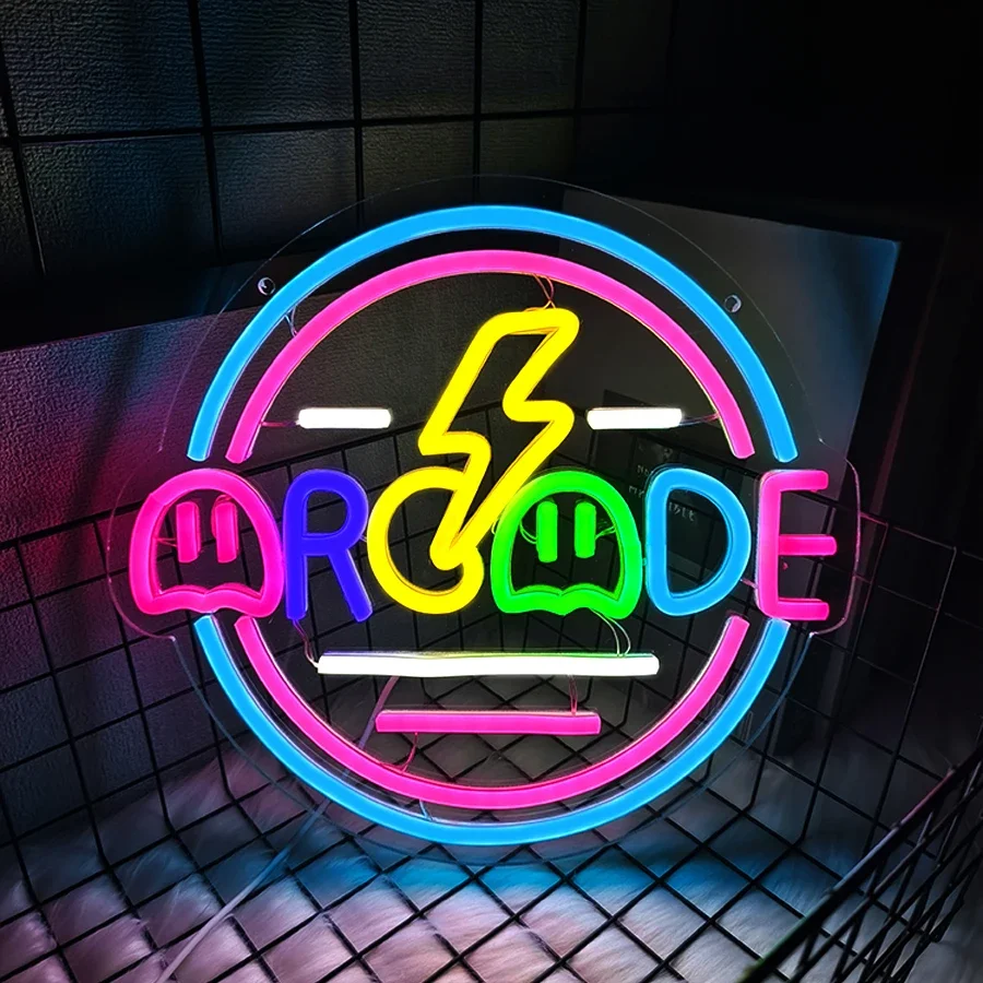 

Light Up Sign For For Bedroom,Party,Best Gamer Gifts For Teenage Boys,Man Cave decor,Game Zone，Game Neon Sign For Wall Decor