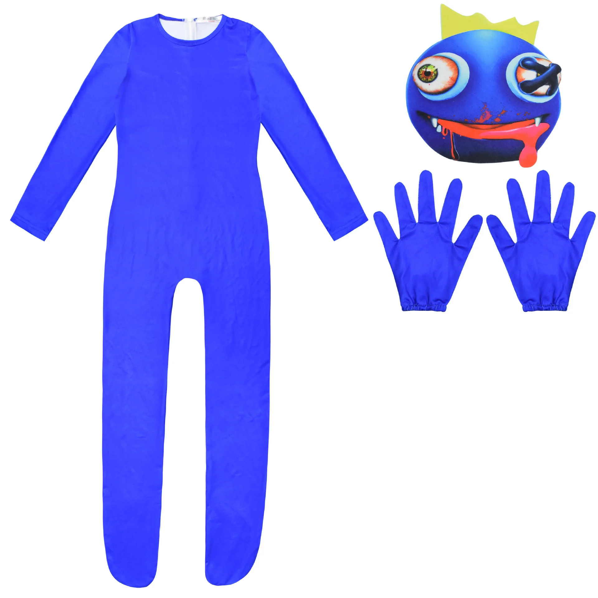 2024 Game Doors Screech Cosplay Costume Children\'s Halloween Jumbo Monster Rush Ambush Jumpsuit+Mask Boys Screech Plush Clothing