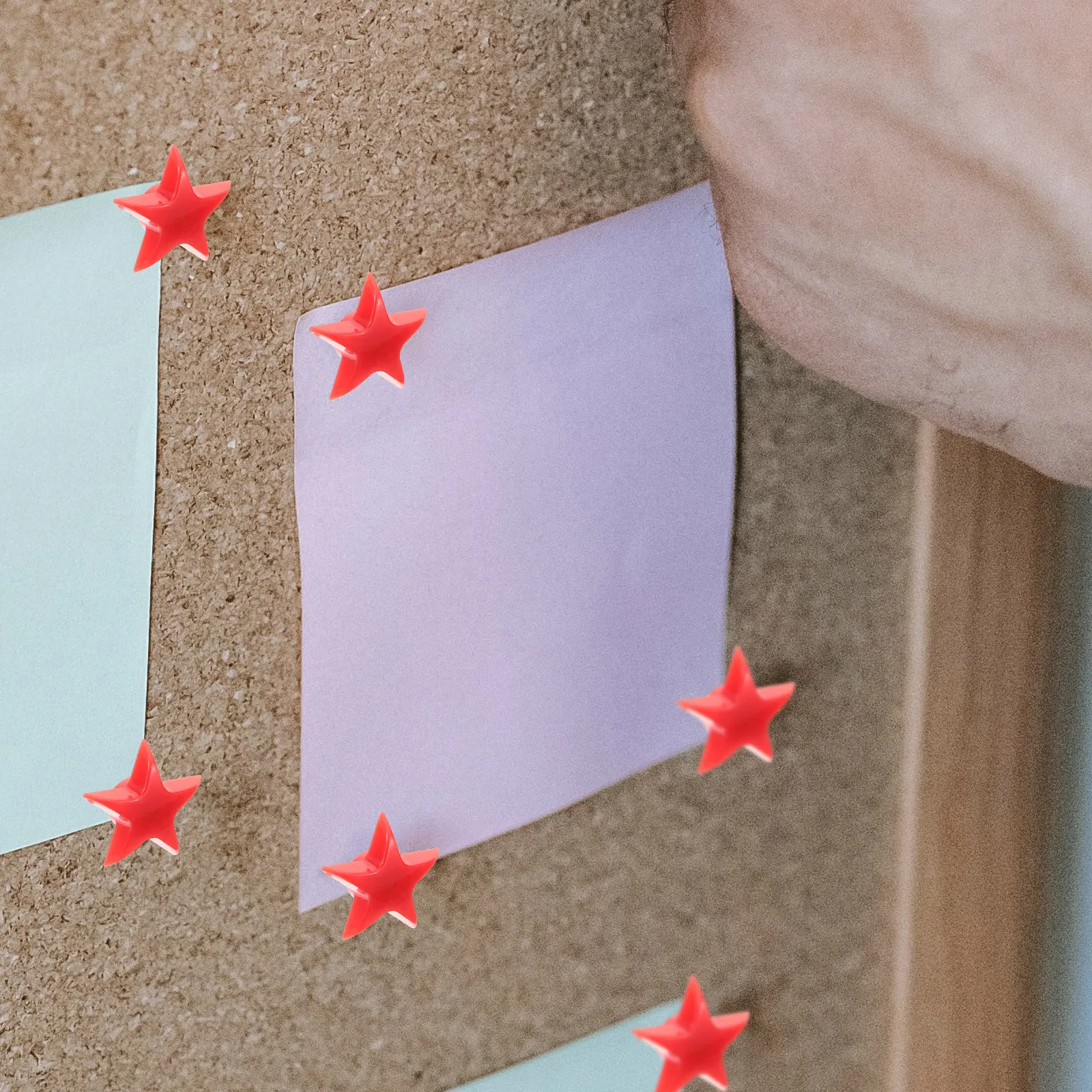 

100Pcs Colorful Star Push Pins Thumb Tacks for Cork Board Bulletin Notice Board Creative Map Thumbtacks Office Classroom Use