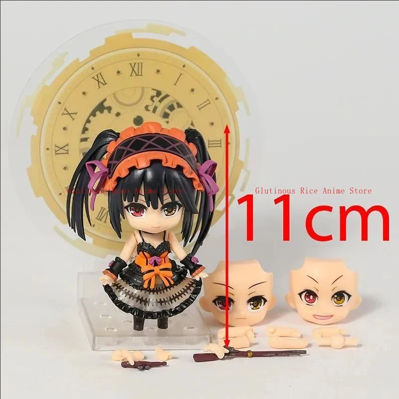 In stock Tokisaki Kurumi Nightmare 466# 10cm Action Figure - DATE a LIVE Collectible Anime Doll Gift for Fans