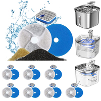 Pet Water Dispenser Filter Cat Water Fountain Filter Drinking Fountain Filter Cycle Filtering Easy To Clean