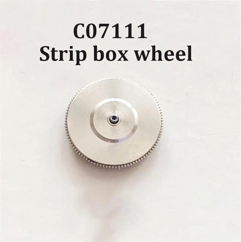 C07111 기계식 무브먼트 스트립 박스 휠 C07111 무브먼트에 적합한 시계 액세서리 원래 분해 수리 부품