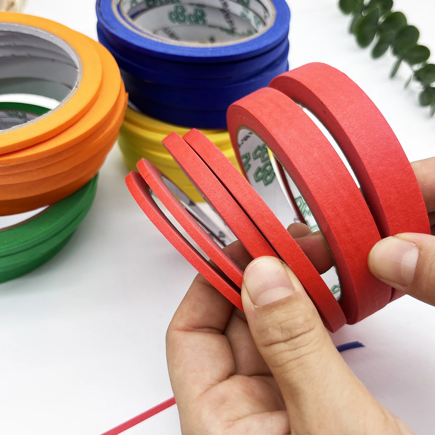 Art Crafts Abdeckband-Set zum Malen, Zeichnen, Abdecken, Skizzieren und Schneidern, 3/6-Rollenpackung, jeweils 20 m in verschiedenen Größen