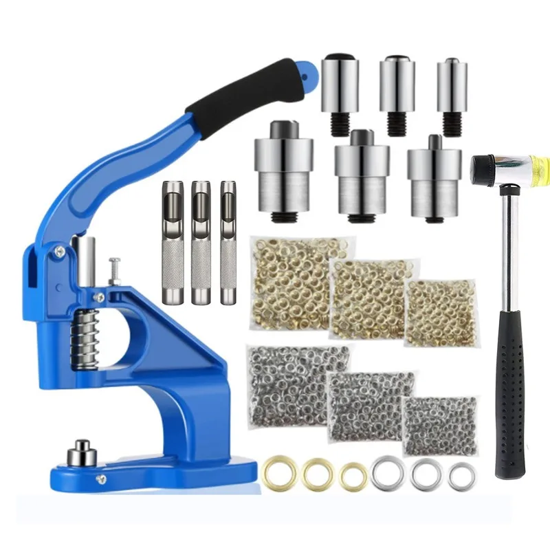 

Manual Press Machine Eyelet Button Set Hand Press Grommet Machine for Leather Craft