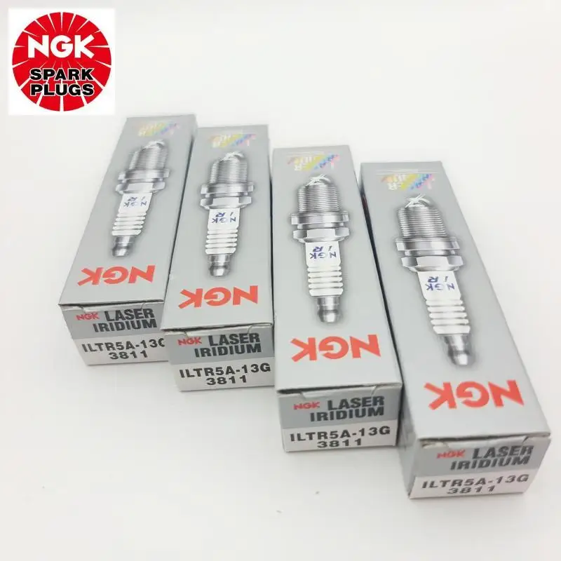 4Pcs Original NGK 3811 ILTR5A-13G Iridium Platinum Spark Plug For