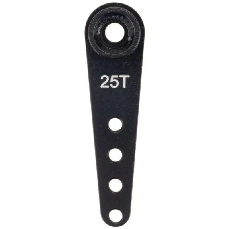 Excellent-32PCS 37Mm 25T Metal Extension Steering Servo Horn For RC Car Crawler Parts,Black