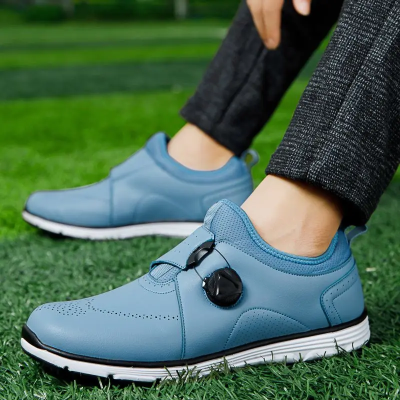 2022 Waterproof Men Golf Shoes Professional Lightweight Golf Sneakers Women Outdoor Running Shoes Casual Sports Golfing Footwear