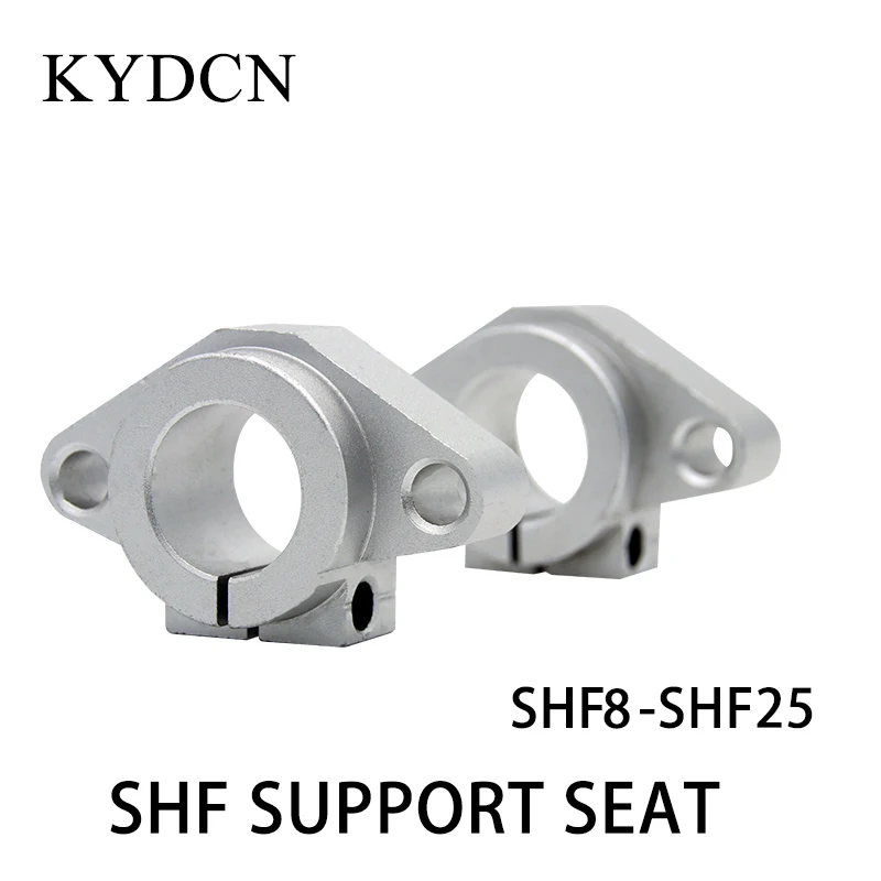 4pcs SHF8 SHF10 SHF12 SHF13 SHF16 SHF20 SHF25  Aluminum Linear Rod Rail Shaft Support CNC Router Parts 3d Printer Parts