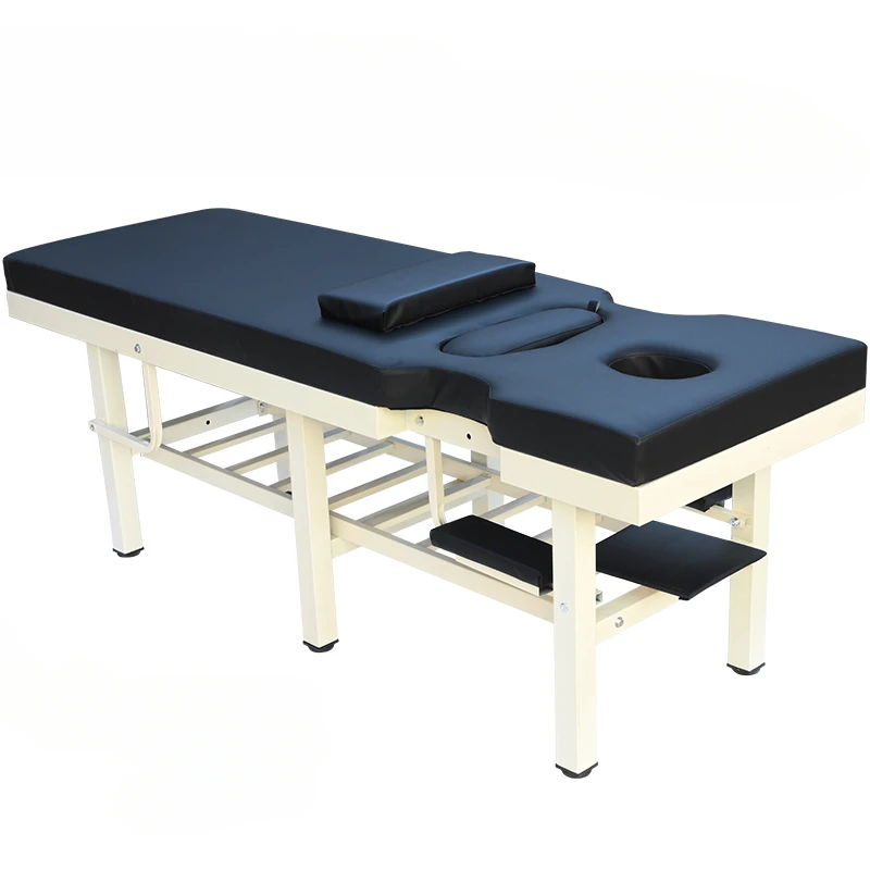 Portable Lash Massage Bed Folding Face Metal Knead Bathroom Massage Table Home Ear Cleaning Lit Pliant Beauty Furniture RR50MB