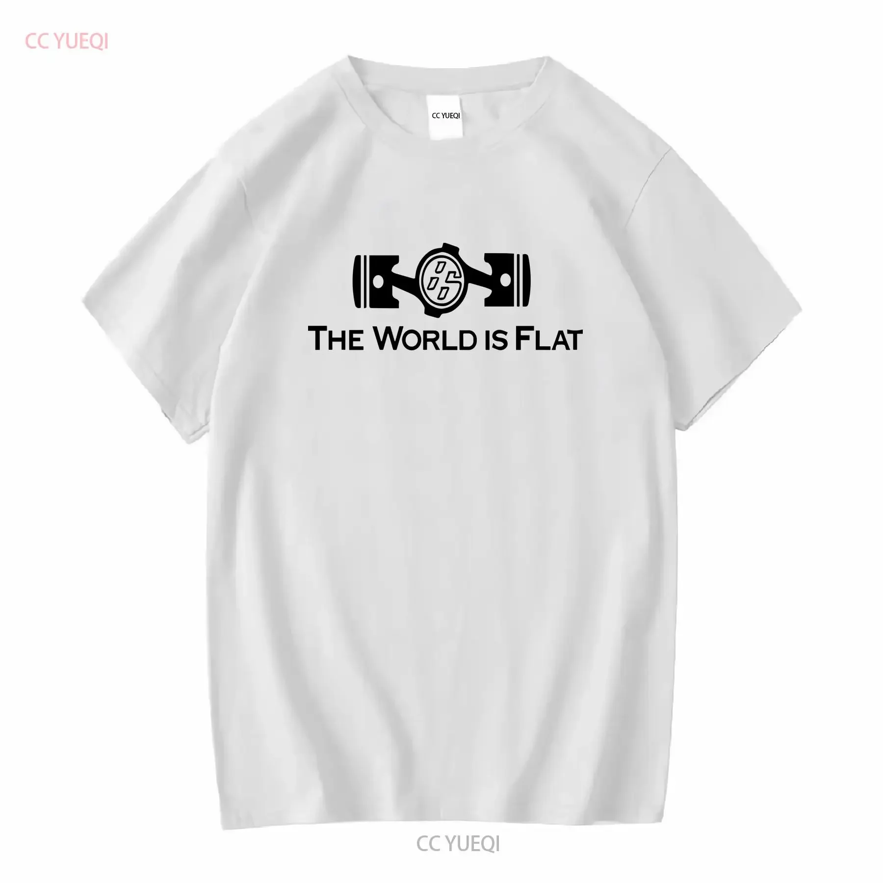 The World Is Flat BRZ GT86 Boxer Engine Tops Sport Wear T shirt long or short sleeves vintage Washed Unisex Slightly Breathable