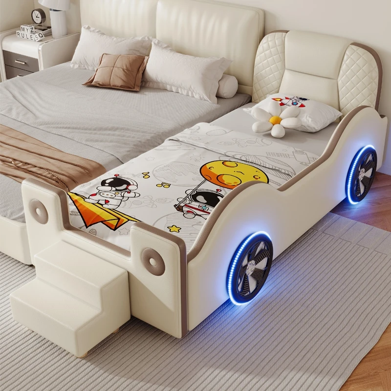 Cama para niñas, diseño moderno de lujo, camas individuales para bebés, colchón, ahorro de espacio, Cuna, Colecho Bebe, muebles para el hogar