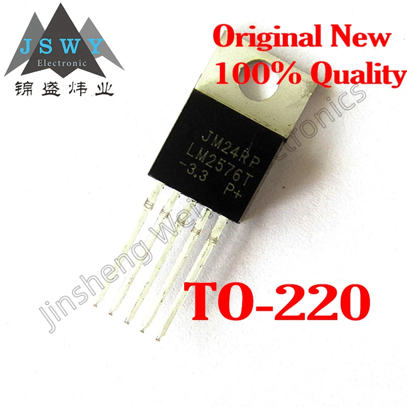 

1~100PCS Free Shipping LM2576T-3.3 LM2576-3.3 TO220-5 DC DC Switching Voltage Regulator IC Chip Brand New Quality Assurance