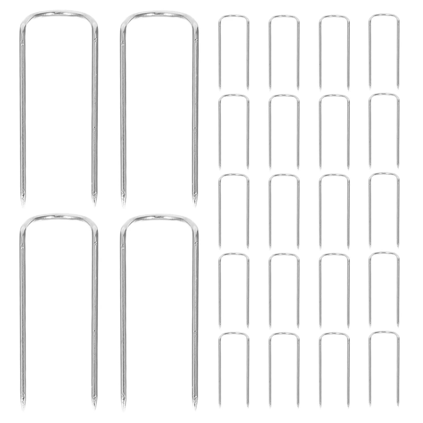 

400Pcs Stainless Steel U Pins for Quilting Patchwork Embroidery Upholstery Bedskirt Fabric Holding Precision Aligning Sewing