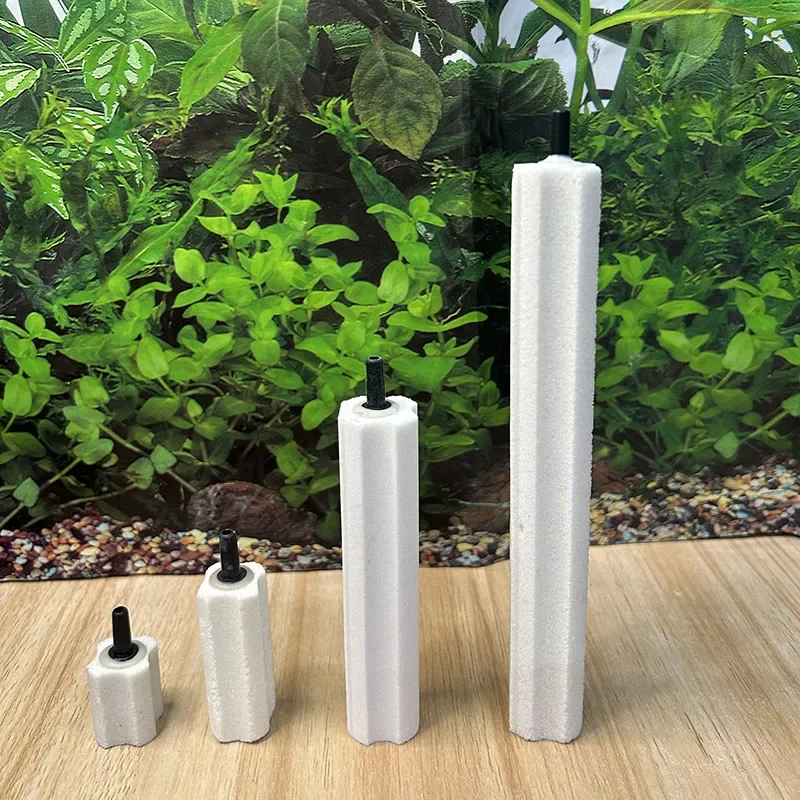 White Air Bubble Stone Mini Fish Tank Aquarium Oxygen Aerator Air Bubble Pump Hydroponic Oxygen Supply Accessories Fine Bubbles