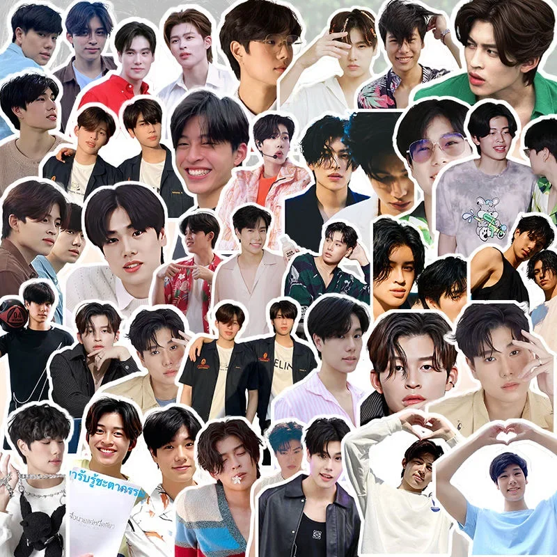 56PC/SET PondPhuwin Poster Stickers Thai TV Fish Upon The Sky Drama Stills Hand Account Material Notebook Cup Phone DIY Sticker