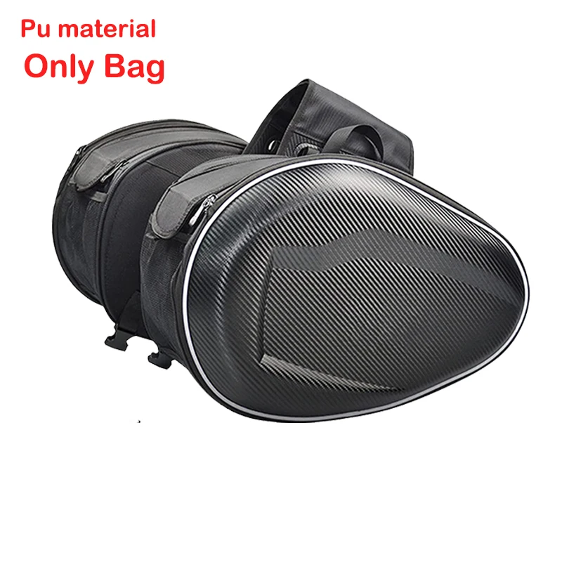 2PCS Universal Fit Motorcycle Pannier Bags Luggage Saddle Bags Side Storage Fork Travel Pouch Box 36-58L image 3