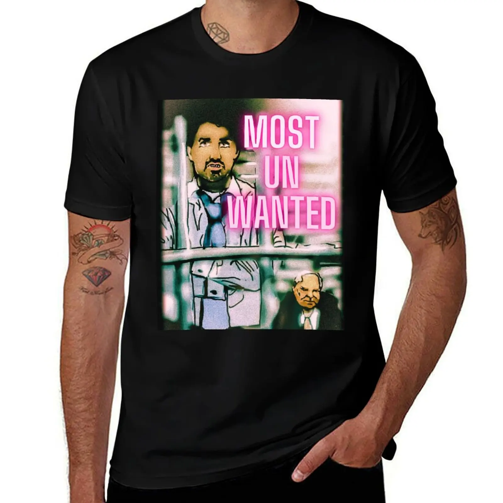 Most UN Wanted-Trudeau and Ford T-Shirt sports fans clothes essential t shirt t shirt men 100℅ cotton