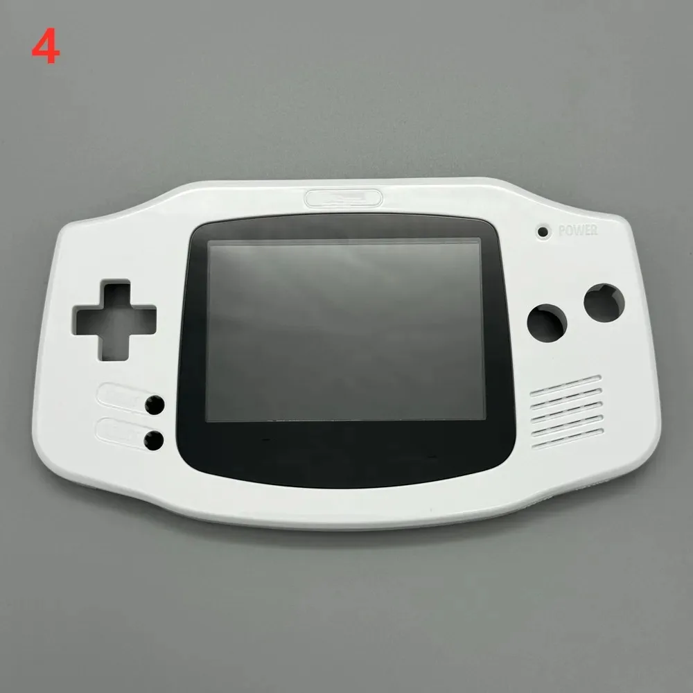 Pantalla LCD IPS V3 para GBA, brillo resaltado, carcasa sin corte, sin soldadura, tamaño Original, pantallas de luz cálida