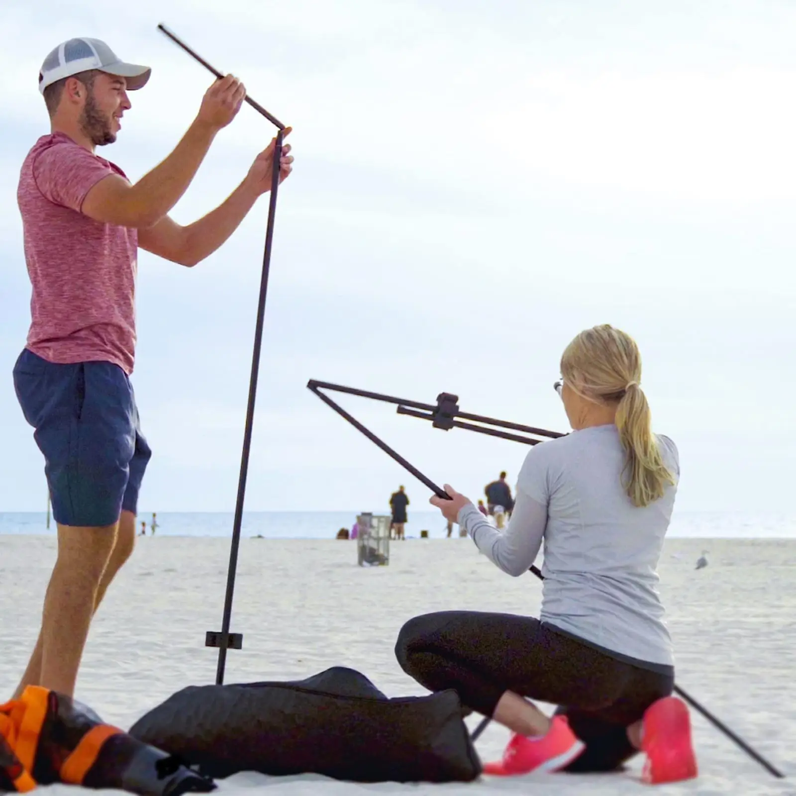 Badminton Net Set Sports Net with Carry Bag with Stand with Shuttlecocks with Rackets for Games Beach Indoor Practice