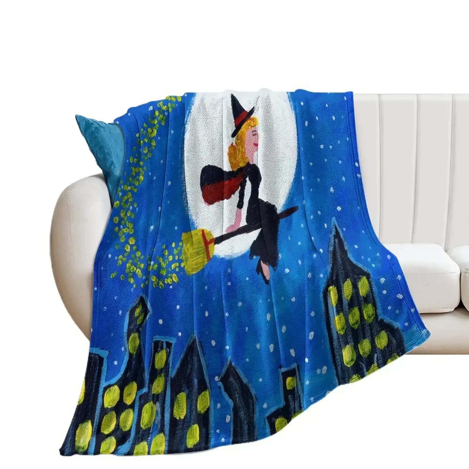 

Samantha's Midnight Ride Throw Blanket christmas gifts Luxury Throw sofa bed Blankets