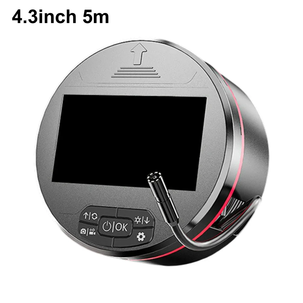 

Waterproof Inspection Camera Inspection Mirror 1200mAh Rechargeable Battery 2.4-inch LCD Screen 8mm HD 1080P Lens