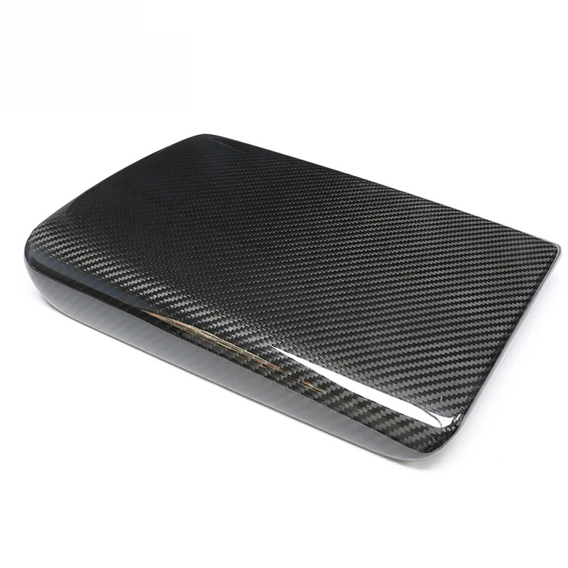 

Suitable Cross-Border Exclusive for Tesla Model S X Modified Dry Carbon Fiber Interior Armrest Box Rear Display Frame
