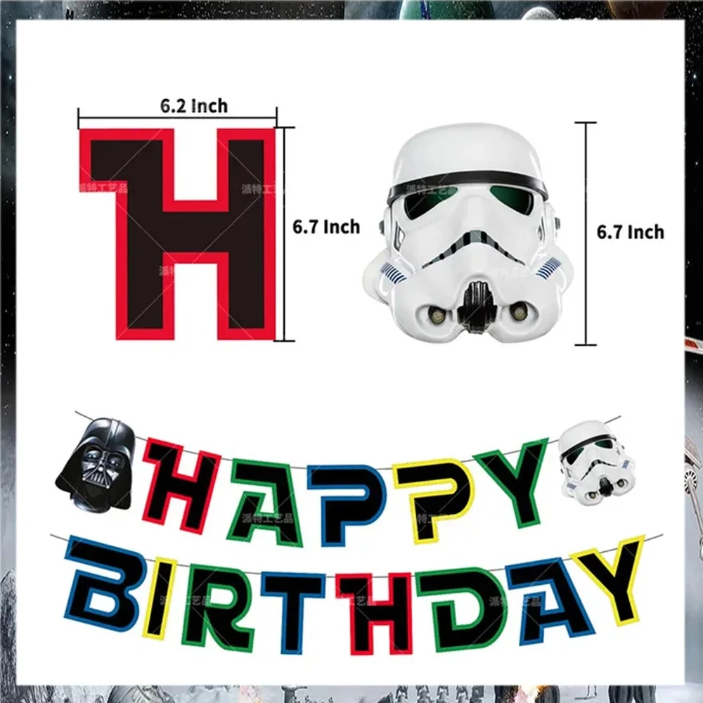 Star Wars Geburtstags feier Thema liefert Einweg Tasse Teller Serviette Tischdecke 3d Ballon Kind Geburtstag Dekor Baby Dusche Geschenk