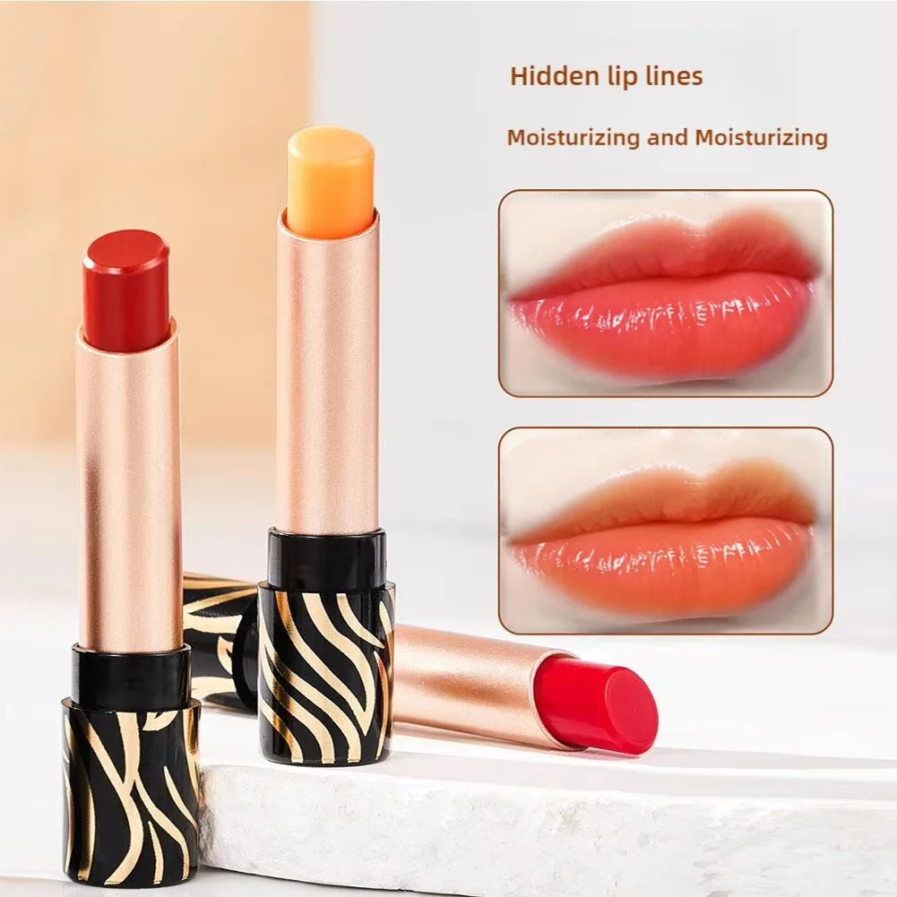Tinte de labios rojo, taza antiadherente, bálsamo labial, cosméticos no irritantes, lápiz labial, maquillaje, brillo de labios cambiante, tomates, Color fresco M Q8U6