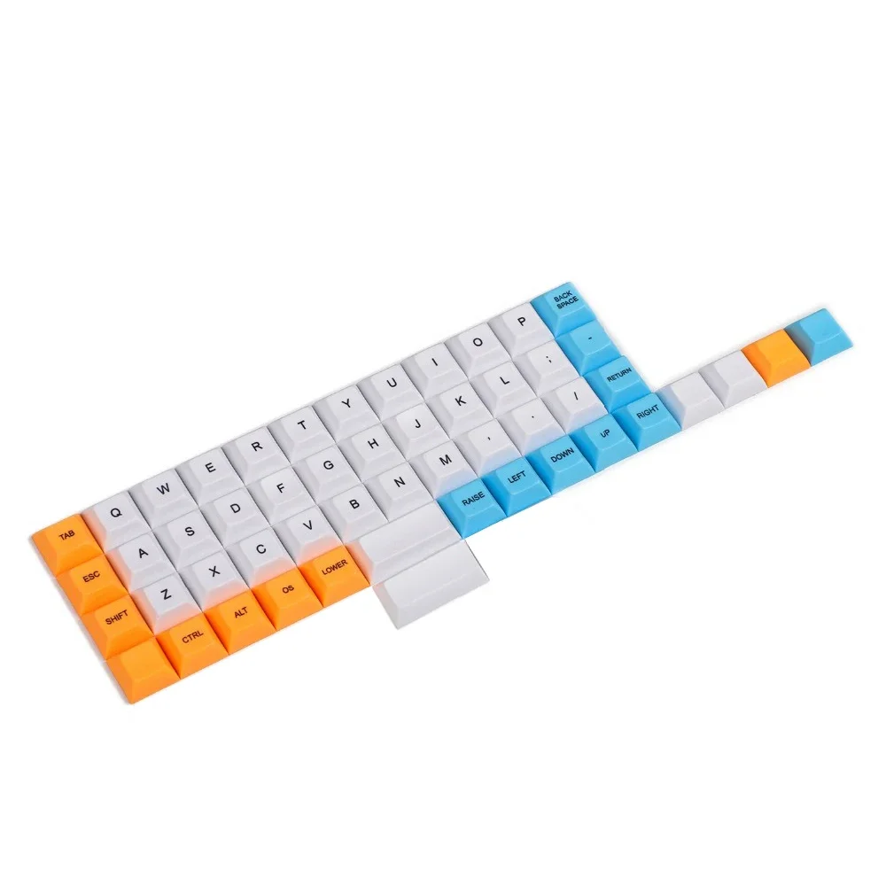 DSA Profile Dye Sub 1.4mm PBT Keycaps For Mechanical  Keyboard Planck AMJ40 Niu40 40% DIY