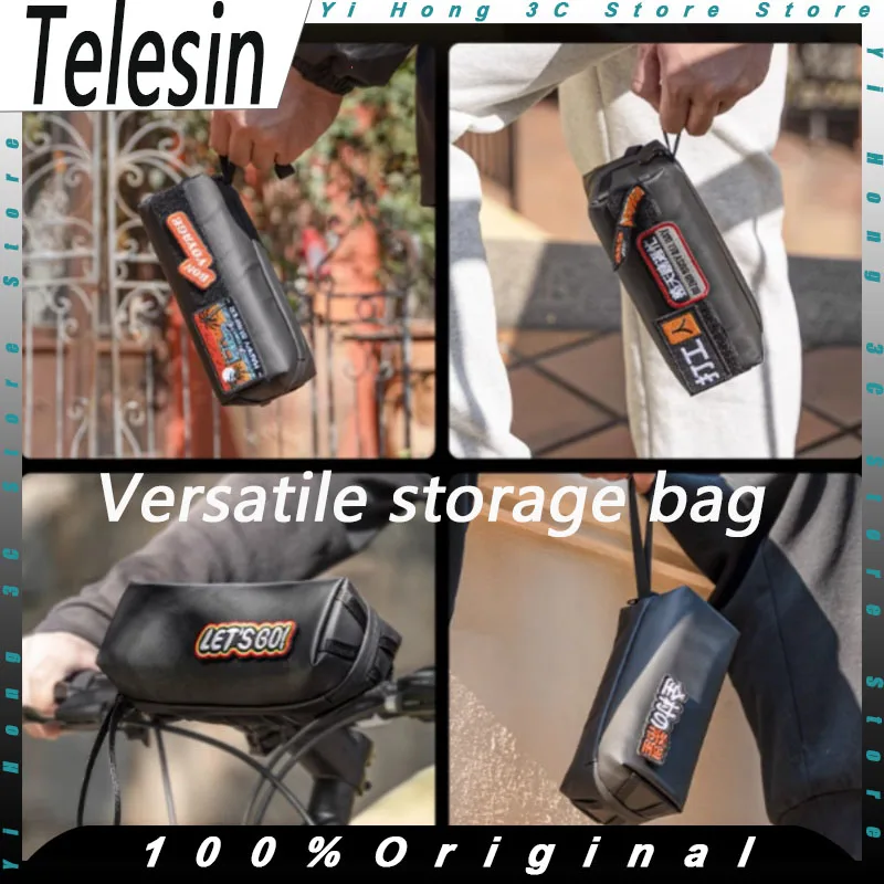 TELESIN Pocket3 Versatile Storage Bag Creative Velcro Large Capacity Portable Protective Bag Pocket 3 accessories Custom