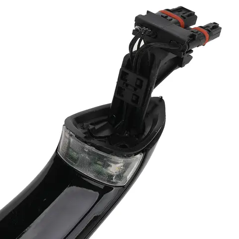 4X 블랙 외부 외부 컴포트 액세스 도어 핸들 세트 BMW 5 6 7 시리즈 F07 F10 F11 F06 F12 F13 F01 F02 51217231931