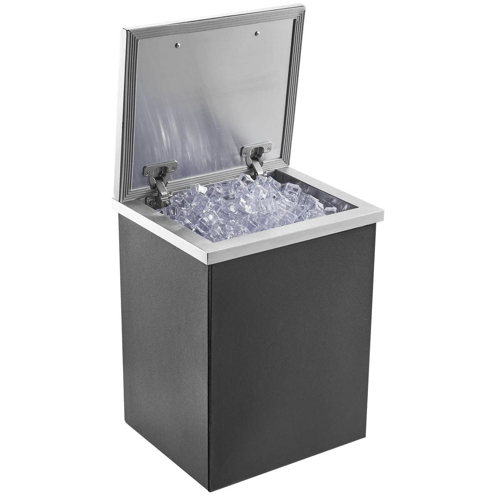

Drop-In 30qt Ice Chest 14in x 12in x 18in, Stainless Steel with SUS304 Liner, Drain Kit and 20mm Insulation