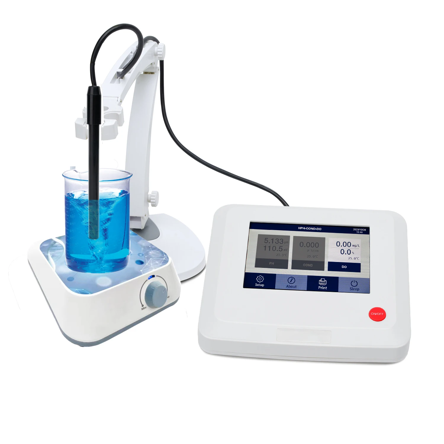 

Benchtop Meter-touch Screen DO100T Intelligent Simultaneously Display Meter Water Quality Analyzer Cedric China for Lab