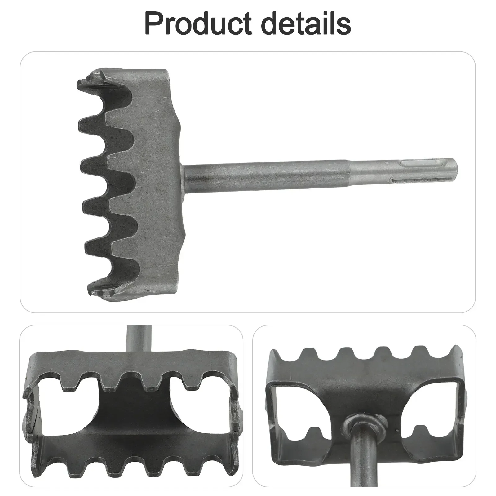 Tool For Creating Square Openings Square Socket Round Handle Hole Cutter Versatile Compatibility Electrician Tool