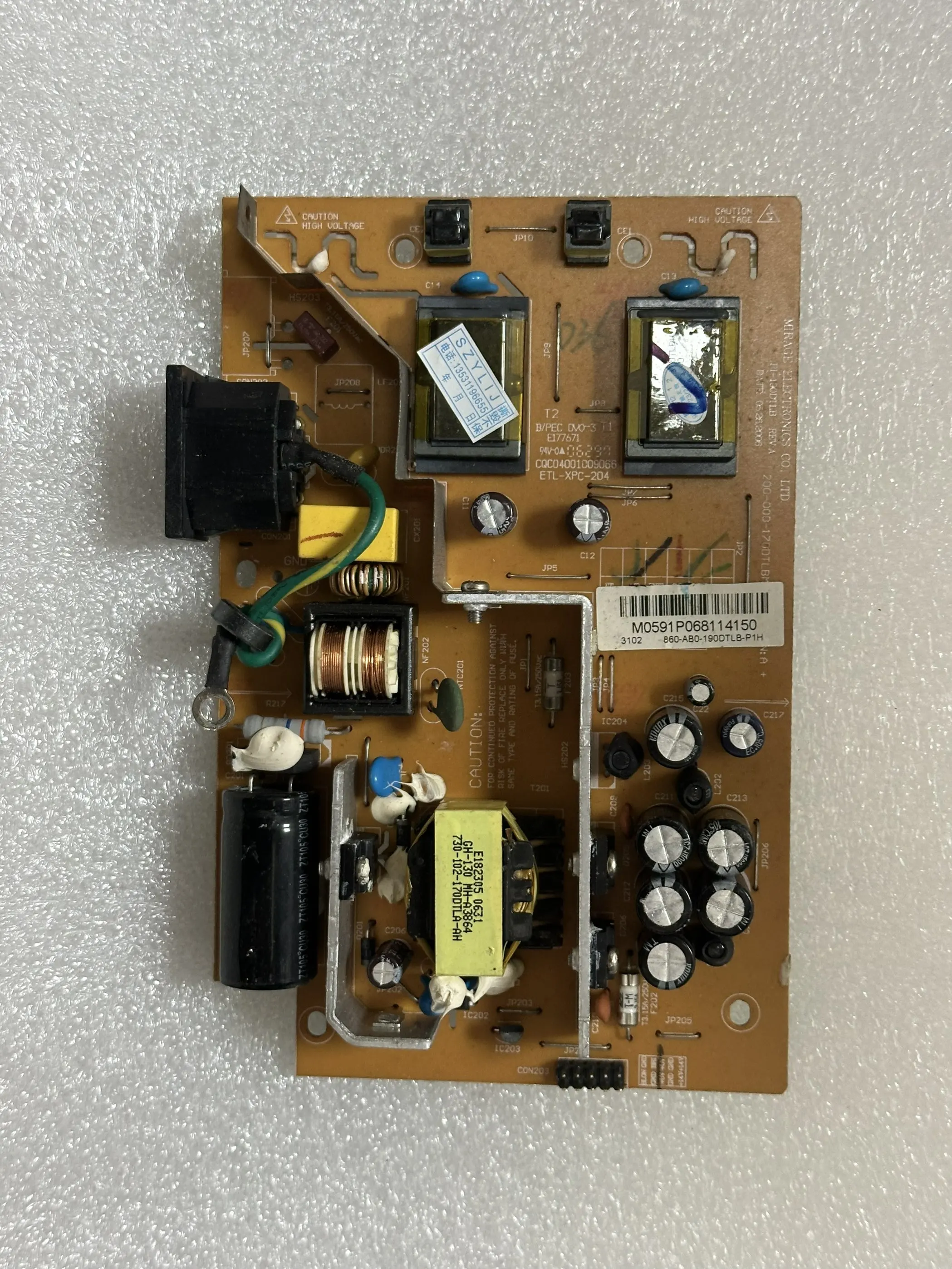 

Original HT-19316W power board 200-000-170DTLBM-BH PI-190DTLB in stock