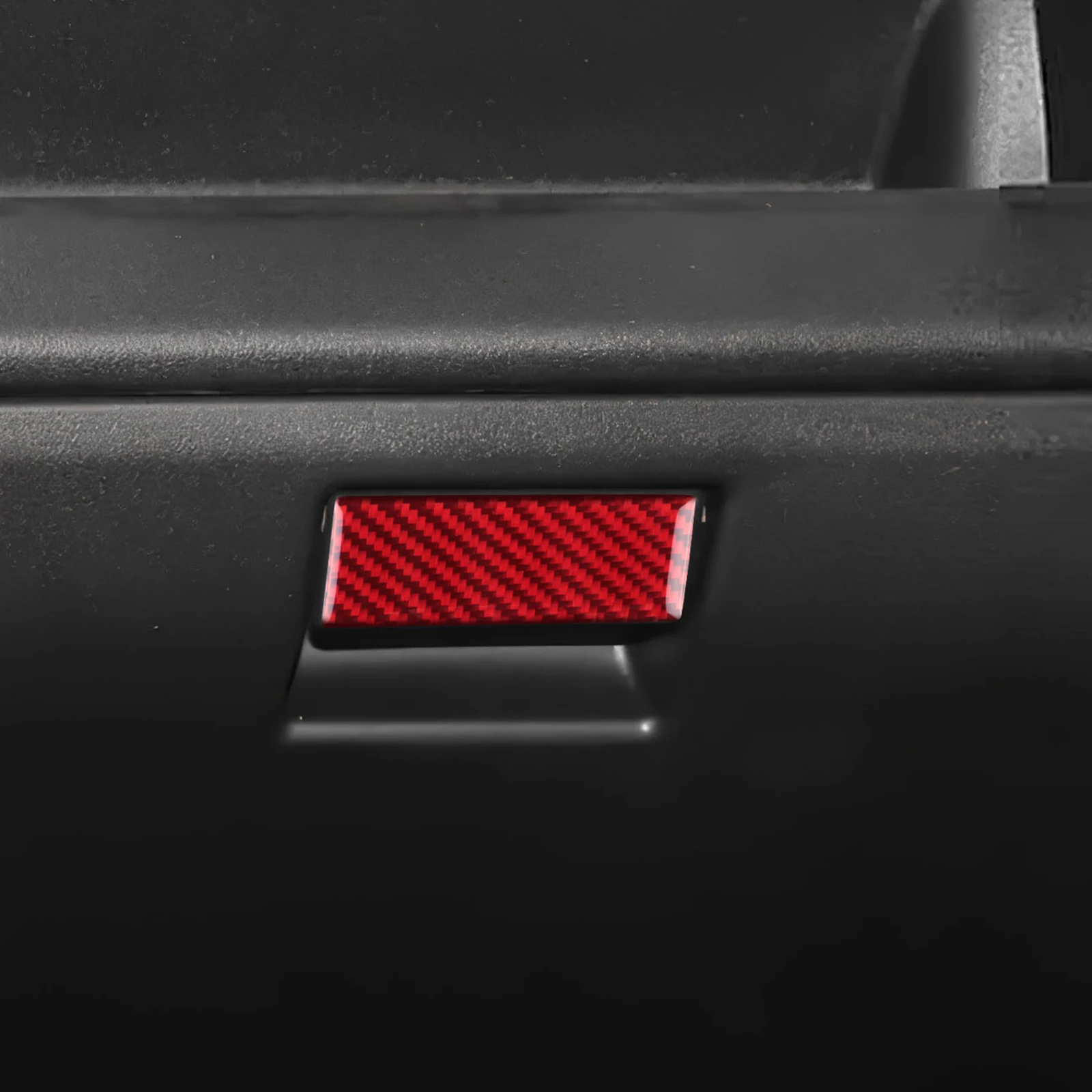 For Suzuki Jimny 2019 2020‑2025 Carbon Fiber Passenger Storage Compartment Decor Trim Switch Sticker Interior Car Accessories - view 6