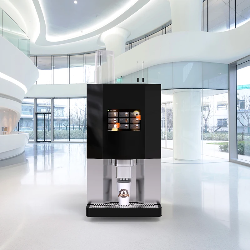 

Fully Automatic Commercial Freshly Table Top Bean to Cup Coffee Vending Machine